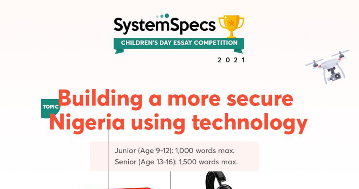 system specs children's day essay competition